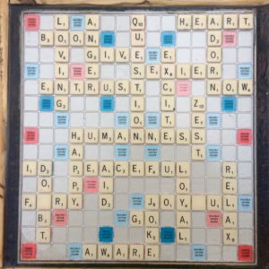 Coffee Table – Scrabble Inlay