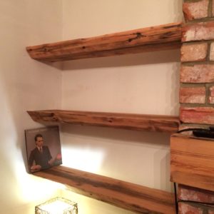 Industrial Reclaimed Heavy Wooden Shelves