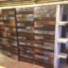 Industrial furniture reclaimed wall covering 3